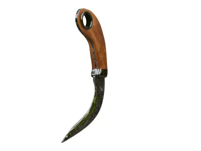 Karambit Traditional Weapon From West Sumatra Indonesia 3D model