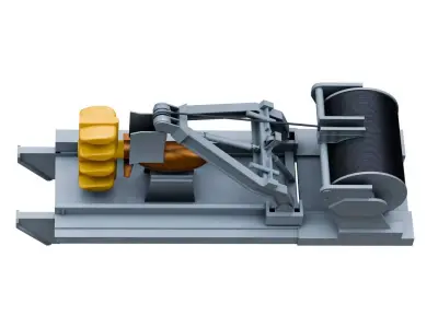 CAPTAS-4 towed array sonar  3D model