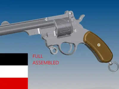 Mauser Zig-Zag Hinge  type 3D model
