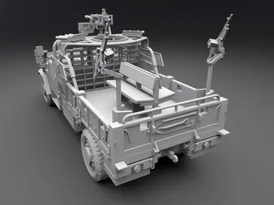 ACMAT VLRA TDN Scale model 3D print model