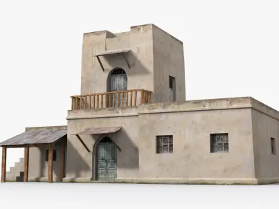 Arab xx10 Low-poly 3D model