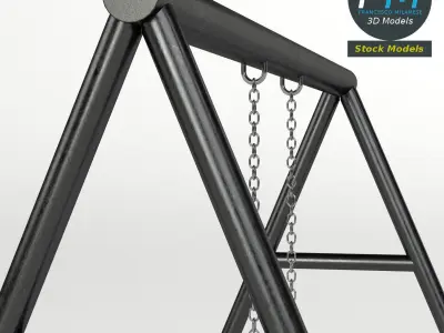 Park swing 1 3D model