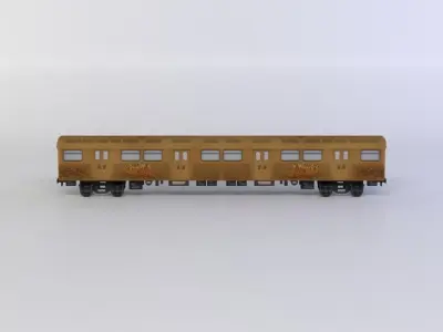 Subway train Low-poly 3D model purchase