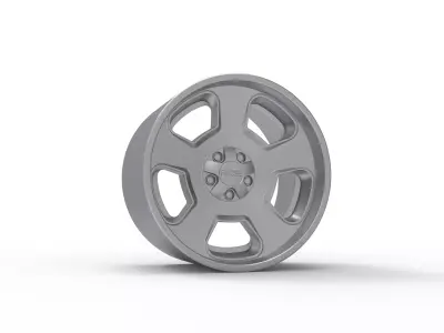 FOOSE FURY CONCAVE-v2 WHEEL 3D PRINT MODEL  3D print model