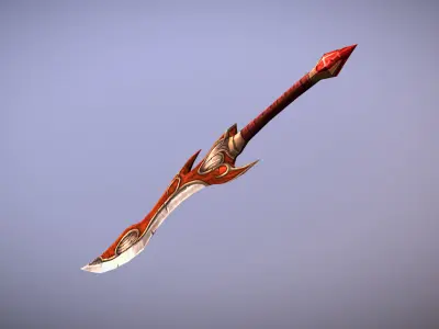 Fantasy Armory - Elf Sword 01 Low-poly 3D model