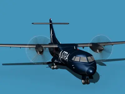 ATR-42-320 Astra 3D model