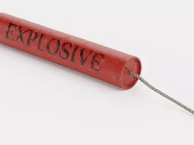 Dynamite V1 - Realistic TNT Explosive Stick Prop 3D model