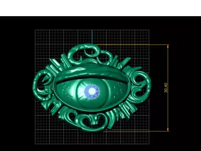 Lucky Cat 3D Pendant 3D print model