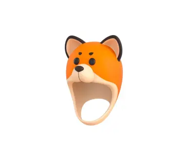 Prop045 Fox Hat 3D model
