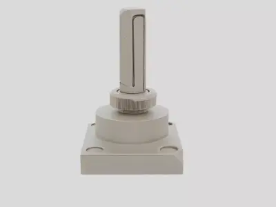Industrial Machine Control Lever for 3D print 3D model
