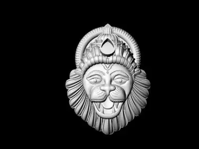 Narasimha Antique Tigernail from Kameswari Jewellers 3D print model