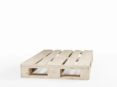 EUR EPAL Pallet Low-poly 3D model