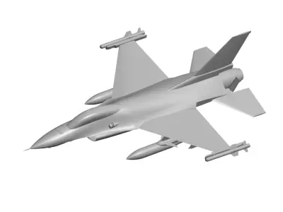 General Dynamics F-16 Fighting Falcon 3D model order