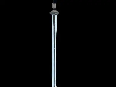 Katana Protosaber Low-poly 3D model