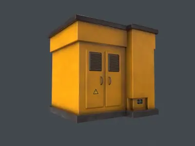 Generator VR PBR Low-poly 3D model