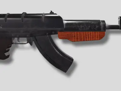 M1928 Assault Rifle  Low-poly 3D model