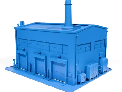 Factory 3D print model purchase