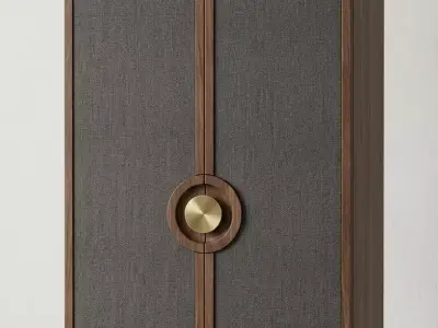 Wardrobe 1000 mm CNC Ready SolidWorks DXF Cut List 3D model