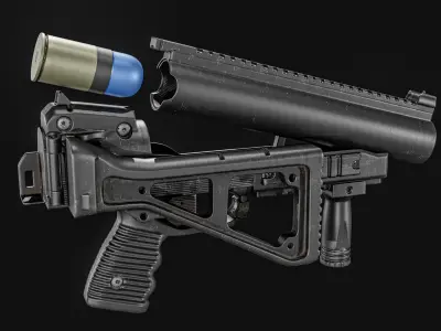  BT GL06 Grenade Launcher Low-poly 3D model