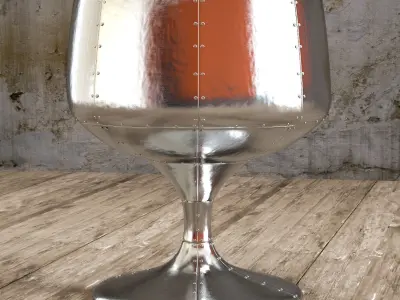 SEAT AVIATOR CUP CHAIR Low-poly 3D model