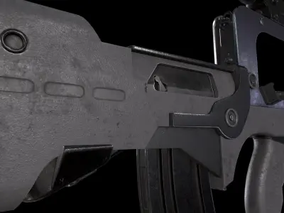 FAMAS G2 Rifle Low-poly 3D model purchase