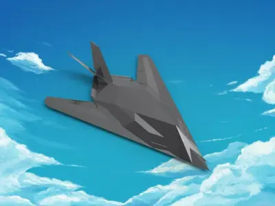 Lockheed F-117 Nighthawk 3D model purchase
