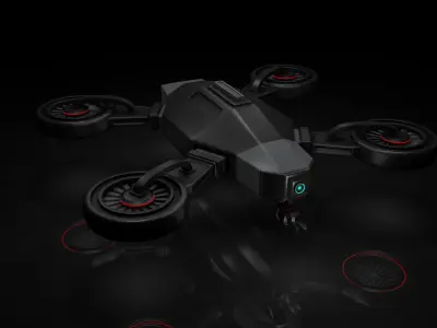 Drone 3D model 23