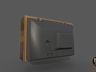 Old TV-Free version Free 3D model