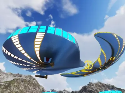 spaceship design  3D model purchase