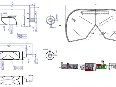 fully automatic -face mask machine 2 3D model