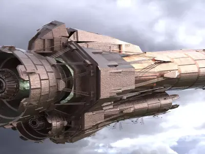 Jet Fusion Airship 7  3D model