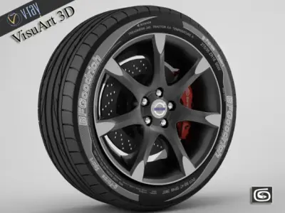 Wheel Volvo S60 5 3D model
