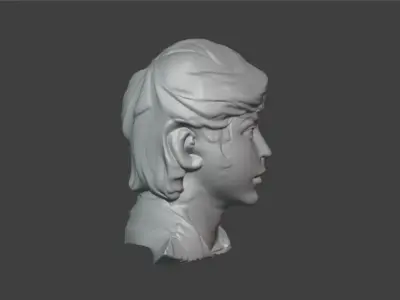 Shah rukh khan statue  3D model