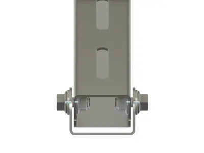 Solar Panel Stand L2 3D model