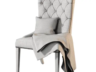 Elouise dining chair 3D model