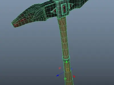 Gem Pickaxe 3D model