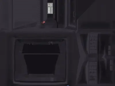Old Television Low-poly 3D model
