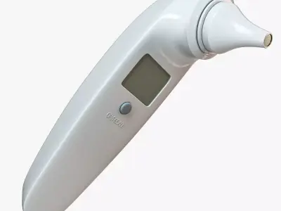 Child In Ear Thermometer 3D model