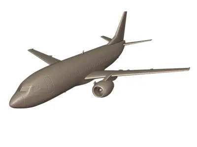 Boeing 737-300 ready to 3D printing 3D print model