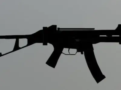 Ump gun 3d model 3D model