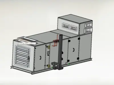 Air Handling Unit 3D model purchase