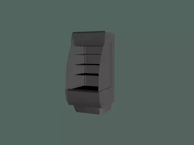 Fridge shelf Low-poly 3D model