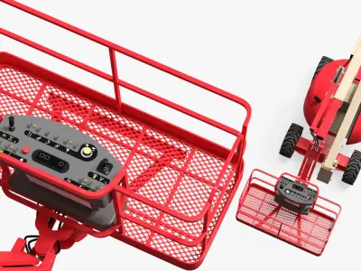  JLG Articulating Boom Lift Red 