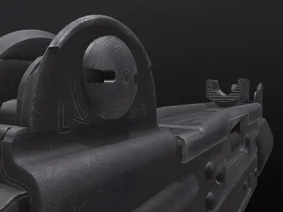 UZI - Submachine Gun 3D model