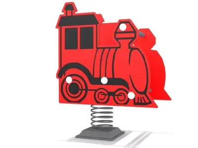 Playground - Train Rider Low-poly 3D model