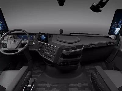 2025 Volvo FH Aero Electric Globetrotter XL 3D model