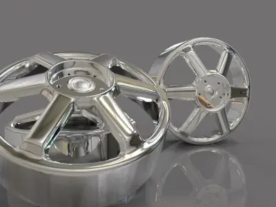car rim model  design for any  car models  Low-poly 3D model