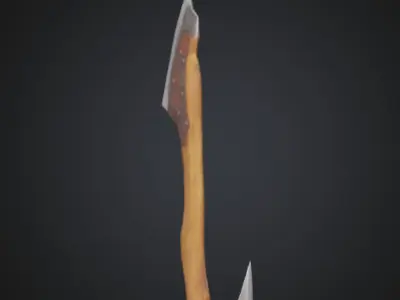 modern axe 3D model
