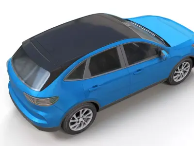 Generic SUV Low-poly 3D model from CGTrader