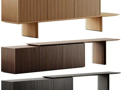 Punt Velasca Wooden sideboard VLS 300722 3D model